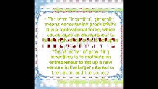 Government Incentives #bba #shorts #bbaclasses #commerce #business