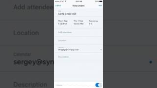 Voice UX — Creating Event with voice