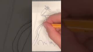 Drawing Stolas from All 2 U outlines (Part 1)😊🫶🏼 Shorts):#Helluvaboss #hazbinhotel #stolas #All2U