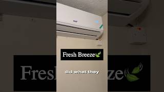 The Process Of Installing A Air Conditioner #shorts