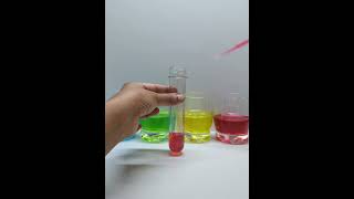 Amazing Sugar Water Density - Science Experiment | Rainbow #funscience #shorts #rainbow #experiment