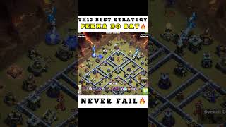 TH13 BEST STRATEGY PEKKA BO BAT🔥 #shorts #clashofclans #coc #th13attack