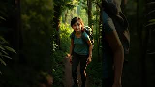 I Got Lost in the Woods and This Surprised Me!  #aivideoshorts #animation #animationmaker