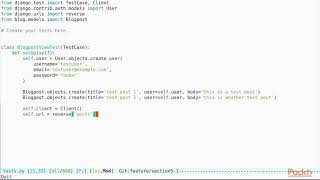 Creating Smart Web Apps with Django : Using Django's Test Framework | packtpub.com