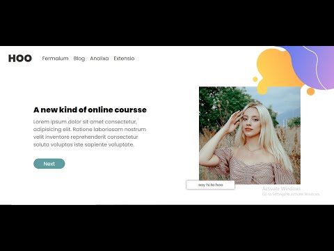 Creating Website using HTML, CSS, BEM, FLEXBOX