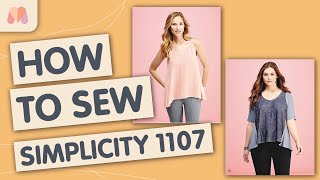 How to make Simplicity 1107 – Summer Top Sewalong