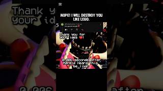 M3GAN IS NOT SURVIVING THIS FR! | Mangle joined in the room |#fnaf #m3gan #shorts