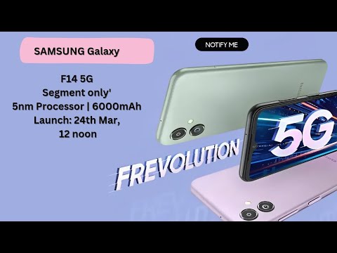 New mobile launch Samsung F14 5G l😲on 24 March |SpecificationsTeased,price in India tipped a head!!