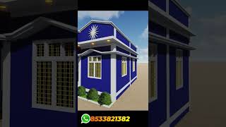 3D Village House Plan