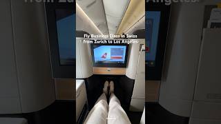 Fly Business Class with Swiss from Zurich to Los Angeles. #swisstravel #swisshospitality #swisslife