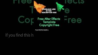 No Copyright Free After Effects Template Sports Action Logo Opener #Shorts #aetemplate