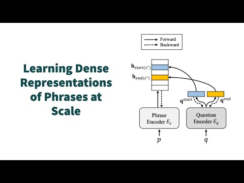 Learning Dense Representations of Phrases at Scale | NLP Journal Club