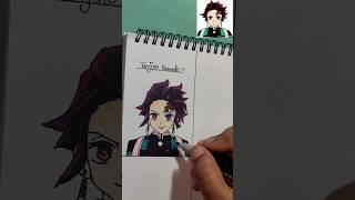 🐗[ Tanjiro kamado ]🔥⚔️👹#tanjiro #demonslayer #anime #sketch #ytshorts #art #foryou #sketchbook