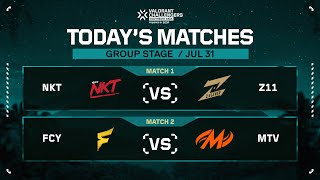 [中文] NKT vs Z11 | FCY vs MTV -《特戰英豪》2025 東南亞挑戰賽 Split 3 - 小組賽 Day 6