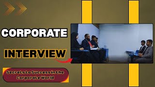 Corporate Interview with Industry Leader | Career Tips & Success Secrets | #spokenenglish #interview