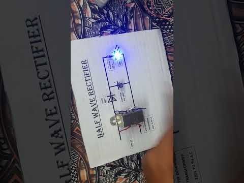 Half Wave Rectifier Model #halfwaverectifier #scienceproject #mrindianhacker #shorts