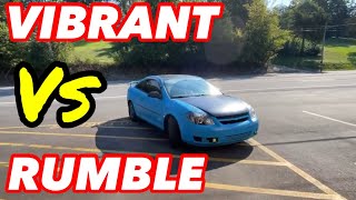 Pontiac G5/Chevy Cobalt 2.2L: VIBRANT BOTTLE RESOANTOR Vs RUMBLE MUFFLLER!