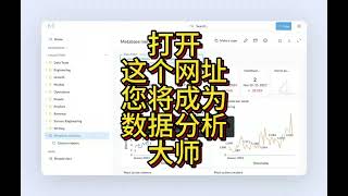打开这个网址，您将成为数据分析大师