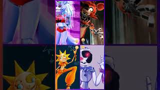 2 Phut hon - Sun vs Moon vs Foxy vs Roxanne Wolf #2phuthon #fnafedit