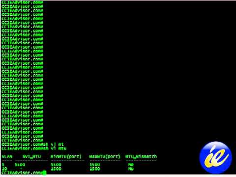Learn how to use Show Vlan MTU command on Cisco IOS from ccieadvisor.com