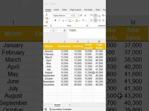 Instantly Create Charts in Excel with This Shortcut!  #excelyourself #excellife #exceldərsləri