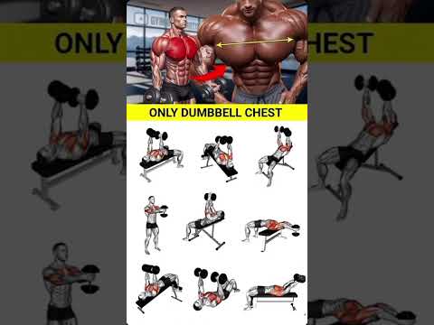 Most Effective Only Dumbbell Chest Workout 🔥💪