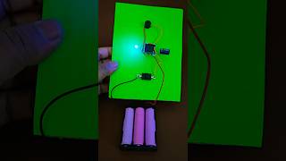 Amazing LED Flasher by using Lithium Battery Relay and Buzzer ❤️ #flasher #shorts #ytshorts
