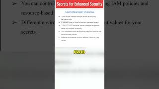 Secret Manager in Multi ENV #learnaws #awsdataengineer