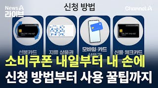 소비쿠폰 내일부터 내 손에…신청 방법부터 사용 ‘꿀팁’까지 / 채널A / 뉴스A 라이브