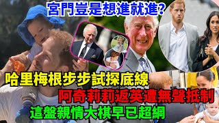 宮門豈是想進就進？哈里梅根步步試探底線，阿奇莉莉返英遭無聲抵制，這盤親情大棋早已超綱！ #哈里王子#梅根#威廉王子#凯特#夏洛特公主#乔治王子#路易斯王子#安妮公主#查尔斯#卡米拉#蘇菲王妃#戴安娜