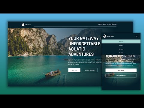 Build A Modern Responsive Webstie | From Scratch | HTML & CSS