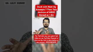 Stuck with attempts of neet ug #neetug2025 #nta #mbbsabroad #doctormotivation