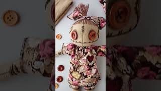 Voodoo Doll Handmade 🖤 #smallbusiness #shorts