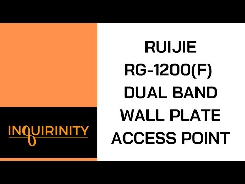 Ruijie RG 1200(F) Dual Band Wall Plate Access Point