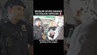 Muslim Gives Dawah to Police Officer! *FUNNY* #shorts