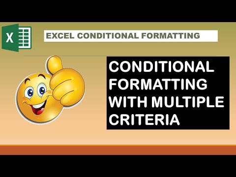 Excel Conditional formatting | Highlight Cells With Multiple Conditions