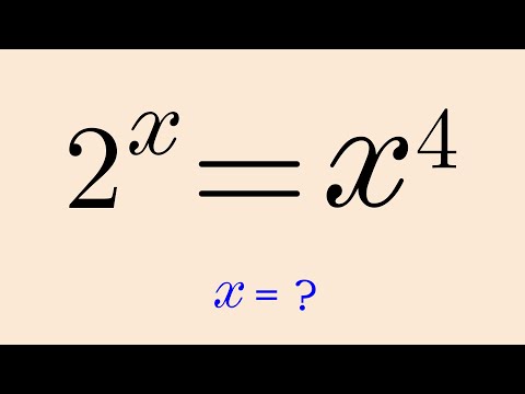 A Nice Exponential Equation
