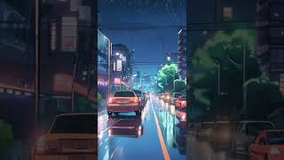 Midnight Jazz Reverie 🚗⛈️ #shorts  #lofimusic #chillbeats #chillhop #chillstudybeats #drive