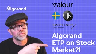 Algorand ETP on Stock Market?!