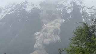 Landslide From Broken Glacier Buries Quaint Town in Swiss Alps