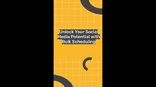 Social Media Bulk Scheduling | Simplified