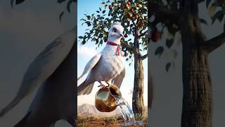 doves heartbreak a trees fall  #dove #tree #sadness #hope #ai #shorts