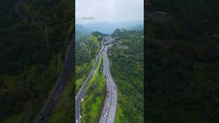 Lonavala Highway In Monsoon. #travelshorts #mumbaipunehighway #lonavala
