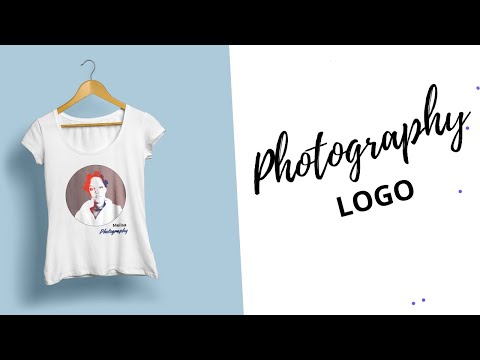 How to create PHOTOGRAPHY LOGO using your Face In Photoshop // Tshirt Mockup