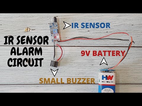 IR SENSOR alarm circuit