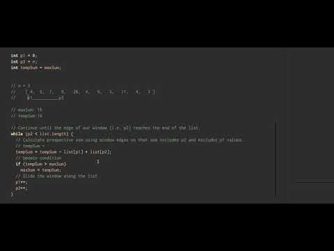 🧠Mastering Algorithms: Sliding Window Pattern 🔥