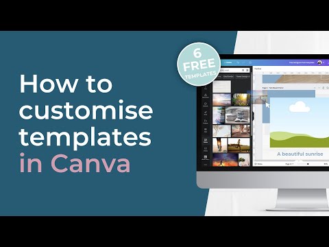 How to Customise Templates in Canva | Canva Tutorials for Beginners