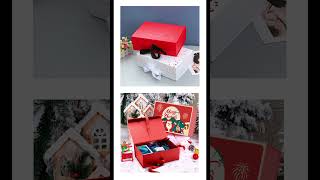 Custom Printed Christmas Gift Boxes With Magnetic Closure#christmasgiftbox #magneticbox #customboxes
