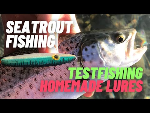 Seatrout Fishing | The Sea trouts Like The Homemade Line Through Spoon Lure "Spidsmusen"