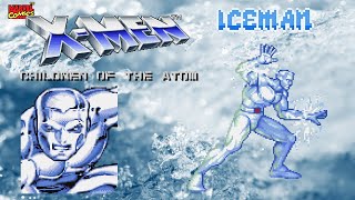 【格鬥時間】街機遊戲 X-Men Children Of The Atom - Iceman 冰人 一局全破關片段 變種特攻 X戰警